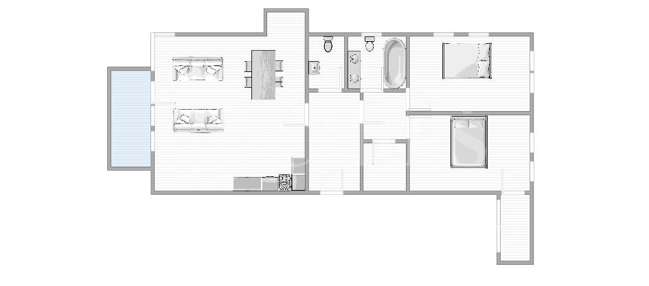 Prodej bytu 3+kk/L/B/GS, OV, 97m2, ul. Voctářova 2436/3b, Praha 8 - Libeň