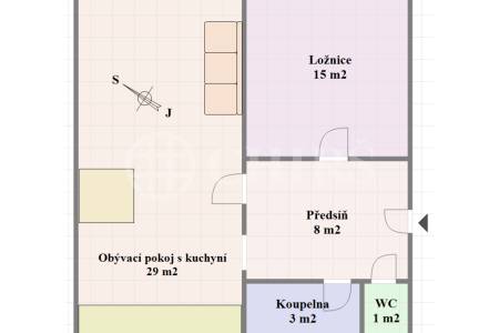 Prodej bytu 2+kk, OV, 60m2, ul. Bělohorská 1654/108, P-6 Břevnov