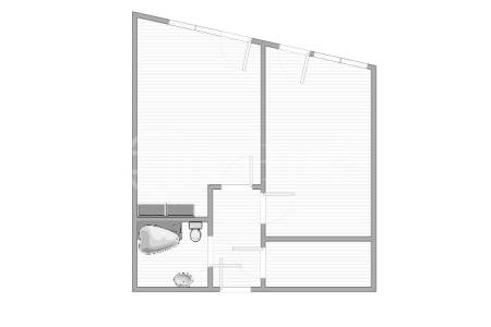 Pronájem bytu 2+kk s terasou a garážovým stáním, OV, 52m2, ul. Nad Dalejským údolím 2689/5, Praha 5 - Stodůlky