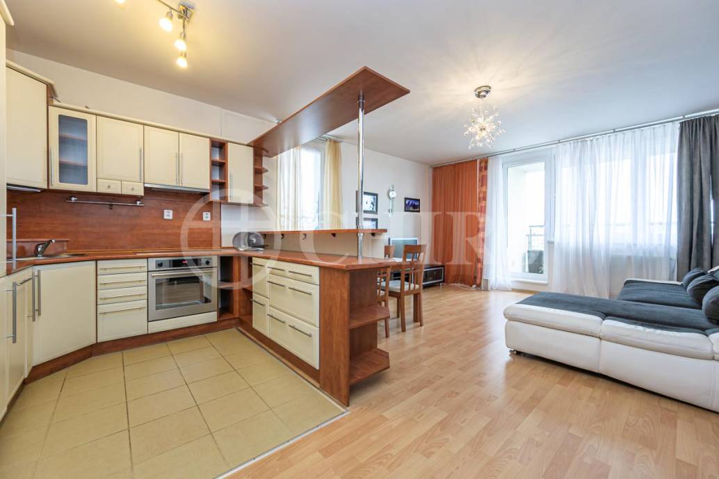 Pronájem bytu 2+kk s balkonem, OV, 90m2, ul. Petržílkova 2583/15, Praha 13 - Hůrka