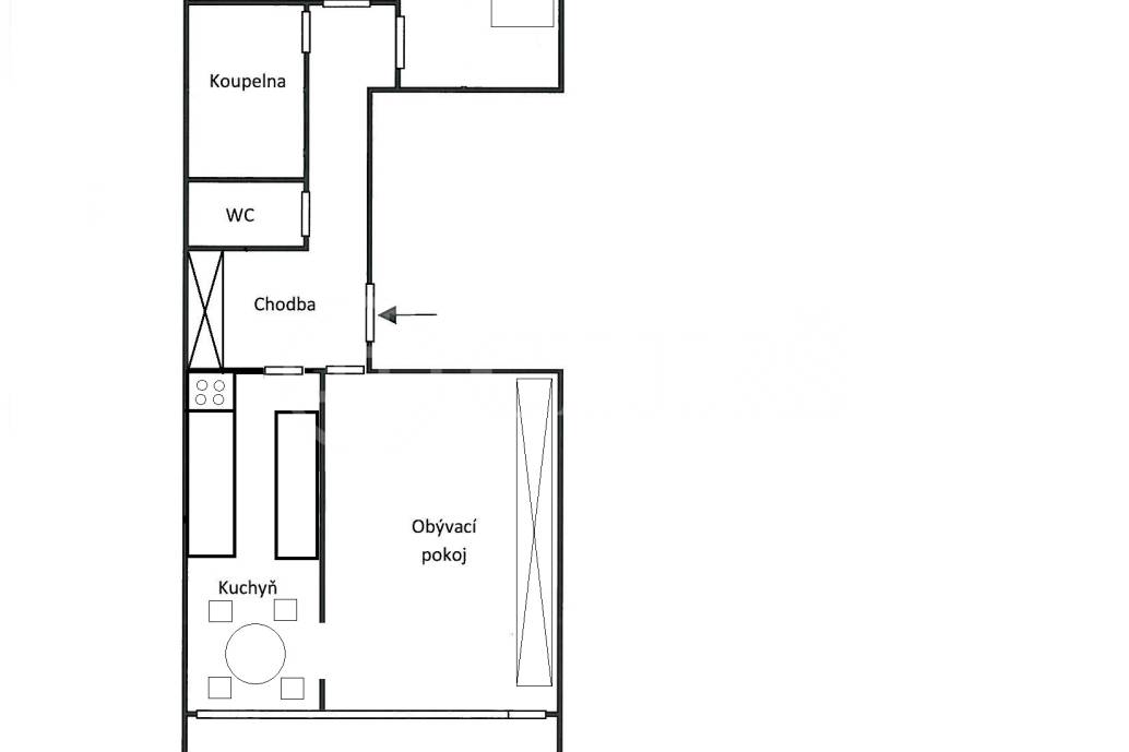 Pronájem bytu 3+1 s lodžií, OV, 73m2, ul. Janského 2417/27, Praha 5 - Stodůlky