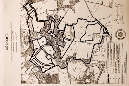Prodej dvou pozemků o ploše 15413 m2, ul. K Čestlicům, Křeslice Praha10.