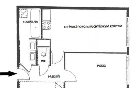 Prodej bytu 2+kk, OV, 43m2, ul. Pavrovského 2557/16, 155 00 Praha 5 - Stodůlky