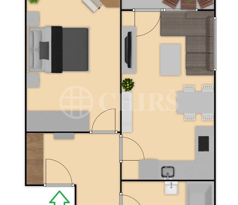 Prodej bytu 2+kk s lodžií a garážovým stáním, OV, 58m², ul. Svitákova 2818/9, Praha 5 - Stodůlky