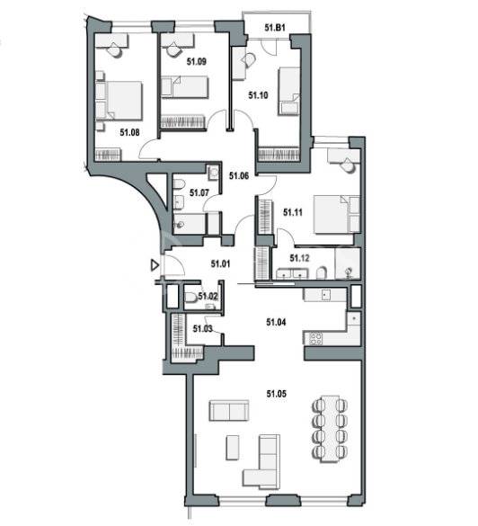 Prodej bytu 5+kk/B, OV, 163 m2, ul. Wuchterlova 584/16, Praha 6-Dejvice