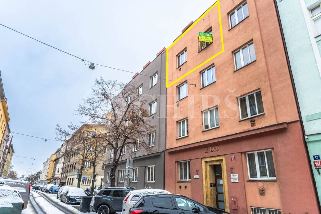 Pronájem bytu 2+kk, OV, 48m2, ul. Nad Primaskou 895/43, Praha 10 - Strašnice