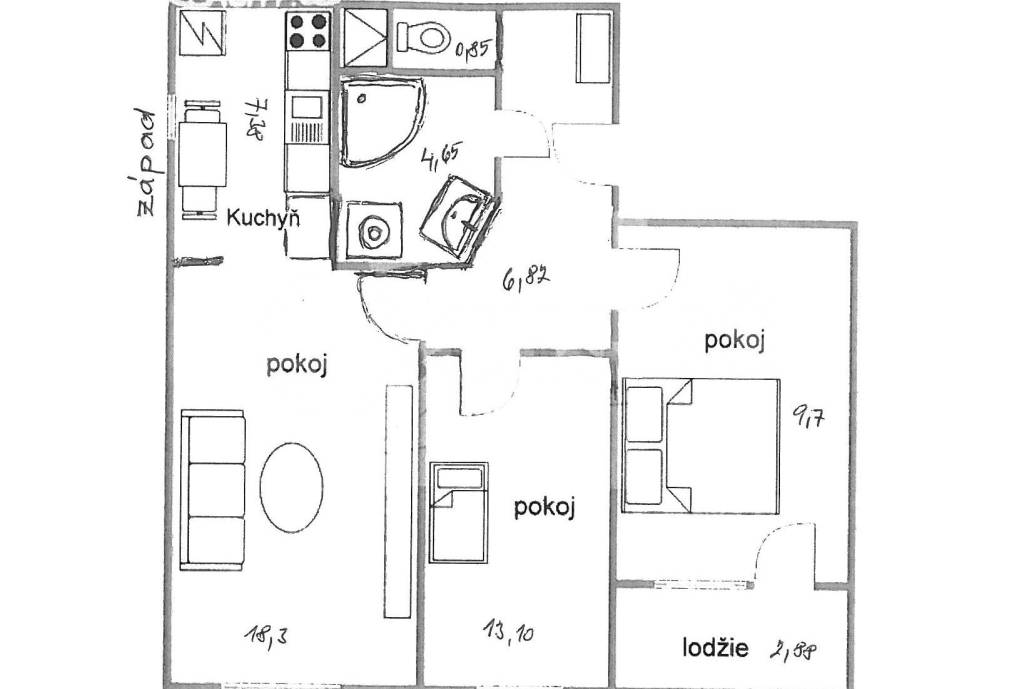 Prodej bytu 3+1/L, DV, 64m2,ul. Kocianova 1588/8, Praha 13 - Stodůlky
