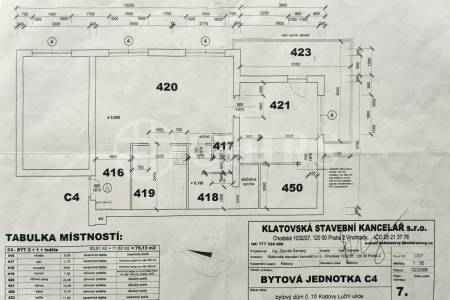 Prodej bytu 2+kk/T, OV, 75m2 vč. terasy, ul. Luční 899, Klatovy III