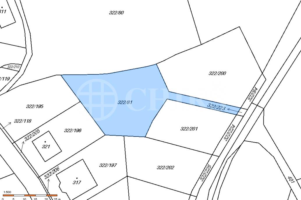 Prodej stavebního pozemku 1181 m2, Bubovice, okr.Beroun