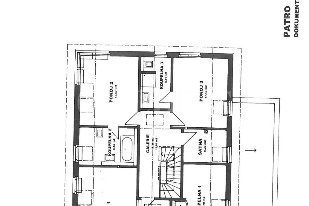 Pronájem rodinného domu 5+kk, OV, 253m2, ul. Hlavní 986, Hole u Průhonic, Praha-západ