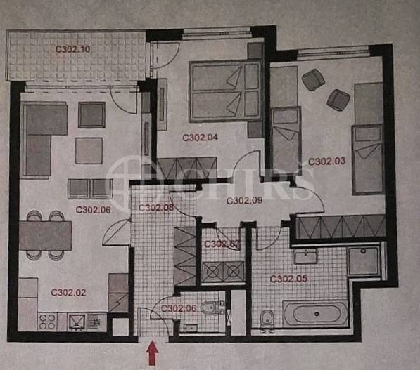 Pronájem bytu 3+kk s balkonem, OV, 80m2, ul. Jeremiášova 2722/2b, Praha 5 - Stodůlky