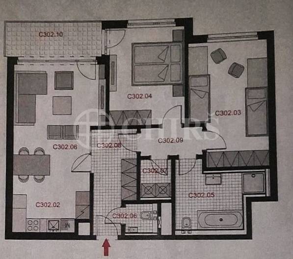 Pronájem bytu 3+kk s balkonem, OV, 80m2, ul. Jeremiášova 2722/2b, Praha 5 - Stodůlky