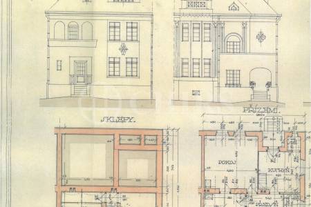 Pronájem RD 5+1 se zahradou, OV, ul. Na Ořechovce 201/20, Praha 6 - Střešovice