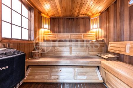 Pronájem rodinného domu 9+1 se zahradou, bazénem a garáží, OV, 390 m2, ul. Ke Školce, Průhonice, Praha-západ