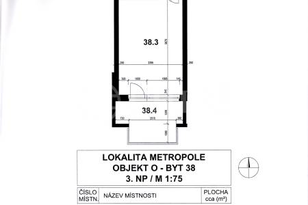 Prodej bytu 1+kk s balkonem, OV, 28m2, ul. Prušánecká 479/2, Praha 5 - Zličín