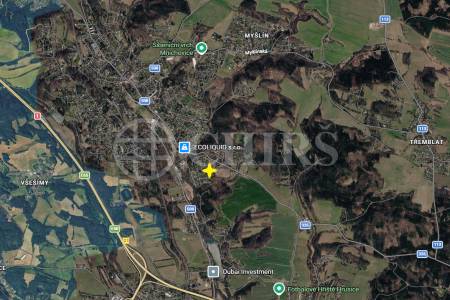 Pronájem pozemku, OV, 1651m2, ul. Hrusická, Mnichovice, okres Praha-východ