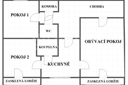 Prodej bytu 3+1/L, 78m2, OV, ul. Evropská, Praha 6 - Vokovice