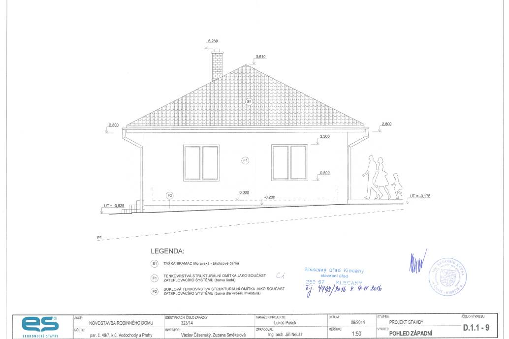 Prodej rodinného domu 4+kk, OV, 100m2, ul. Luční, Vodochody, Praha-východ