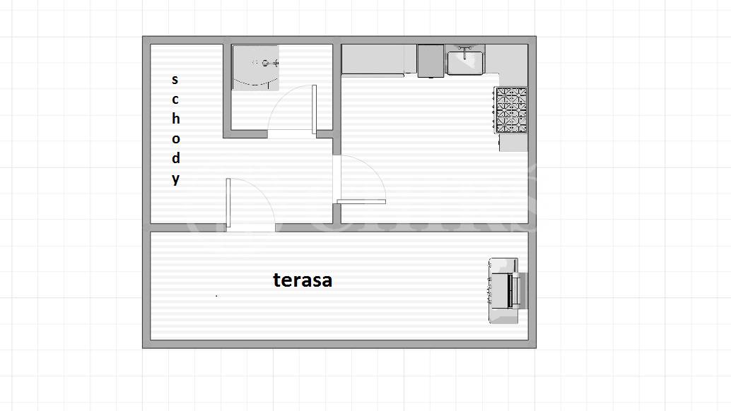 Prodej chaty 2+1, OV, 60m2, Hřešihlavy 34, Kladruby, okr. Rokycany