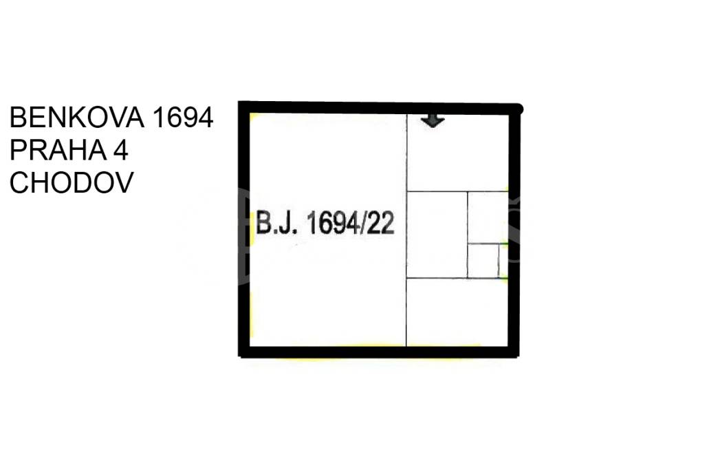 Prodej bytu 1+1, OV, 30m2, ul. Benkova1694/17, Praha 4 - Chodov