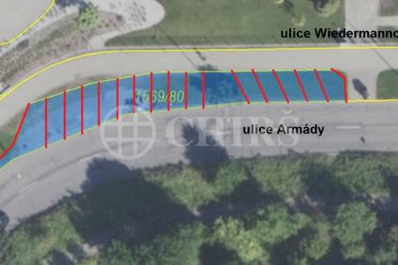 Prodej parkovacích stání, OV, 235m2, ul. Armády, Praha 5 - Stodůlky