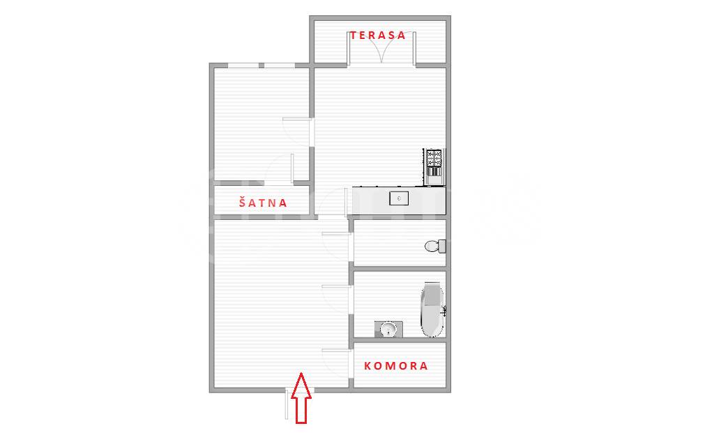 Prodej bytu 2+kk/T/GS, OV, 72m2, ul. Štěpařská 1131/14, Praha 5 - Barrandov