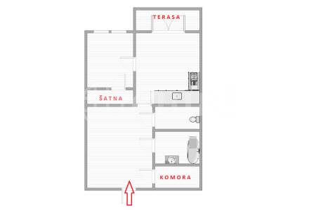 Prodej bytu 2+kk/T/GS, OV, 72m2, ul. Štěpařská 1131/14, Praha 5 - Barrandov