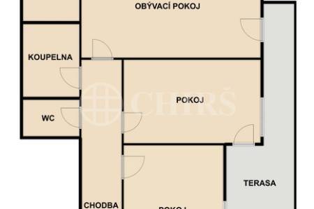 Pronájem bytu 3+1 s terasou, OV, 109m2, ul. Vřesová 676/2, Praha 8 - Velká skála