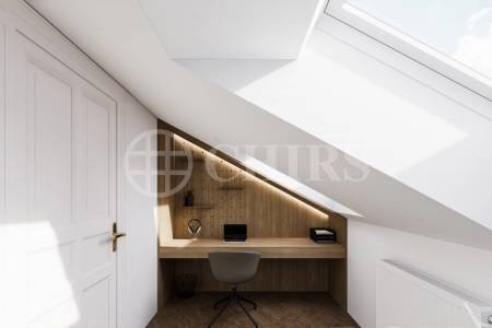 Prodej rozestavěné bytové jednotky - mezonet  3+kk, balkon, OV, 105,3 m², ul. Na Výšinách 900/8 - Praha 7 - Bubeneč