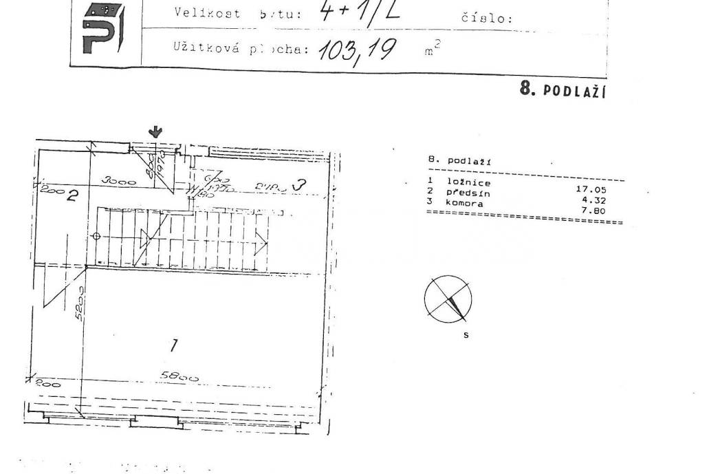 Prodej bytu 4+1/L, DV, 111m2, ul. Nušlova 2285/35, Praha 13 - Stodůlky