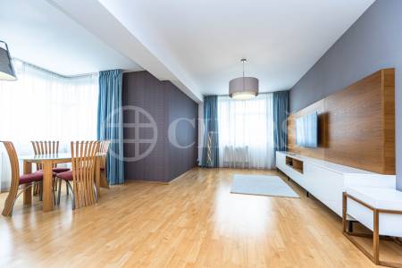 Pronájem bytu 4+kk, 111,2 m² s velkou terasou, lodžií a garáží, ul. Voskovcova 1130/26, Praha 5 - Barrandov
