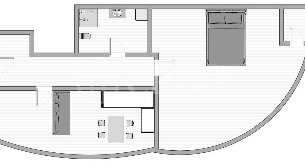 Pronájem bytu 2+kk s lodžií a garážovým stáním, OV, 64m2, ul. Heinemannova 2698/11, Praha 6 - Dejvice