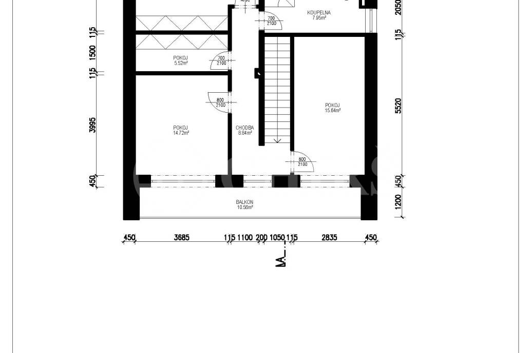 Prodej stavebního pozemku 704m2, ul. Ke Smíchovu 89, Praha 5 - Slivenec