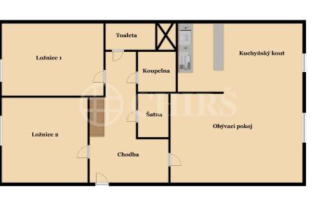 Pronájem bytu 3+kk, OV, 68m2, ul. Plamínkové 1563/7, Praha 4 - Nusle