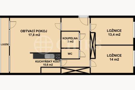 Prodej bytu 3+1, OV, 81m2, ul. Nad Ohradou 2633/7, Praha 3 - Žižkov