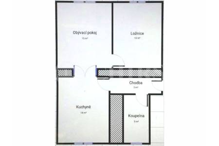 Prodej bytu 2+1, OV, 49 m2, ul. Na dlouhém lánu 307/48, Praha 6 - Vokovice