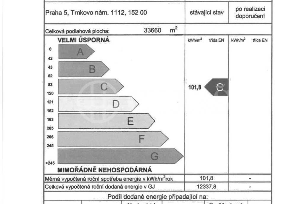 Pronájem bytu 2+kk s balkonem, OV, 88m2, ul. Trnkovo náměstí 1112/2, Praha 5 - Hlubočepy