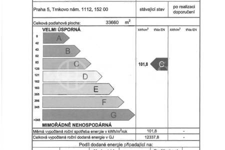 Pronájem bytu 2+kk s balkonem, OV, 88m2, ul. Trnkovo náměstí 1112/2, Praha 5 - Hlubočepy