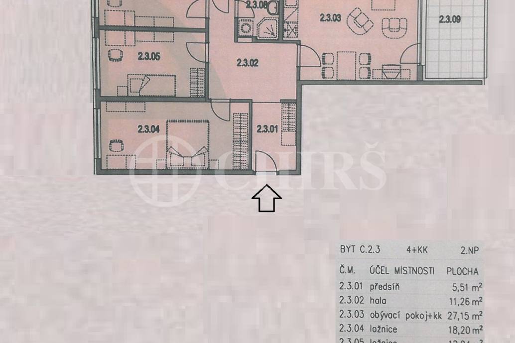 Prodej bytu 4+kk/T/2xGS, OV, 92m2, ul. Dismanova 2624/2, Praha 5 - Stodůlky