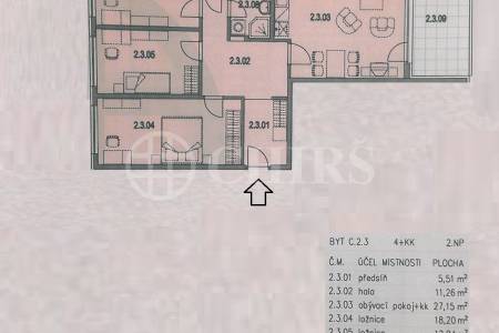 Prodej bytu 4+kk/T/2xGS, OV, 92m2, ul. Dismanova 2624/2, Praha 5 - Stodůlky