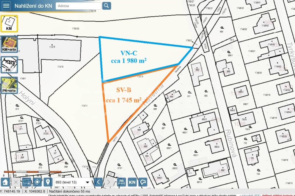 Prodej stavebního pozemku, 3725m2, Praha 5 - Slivenec