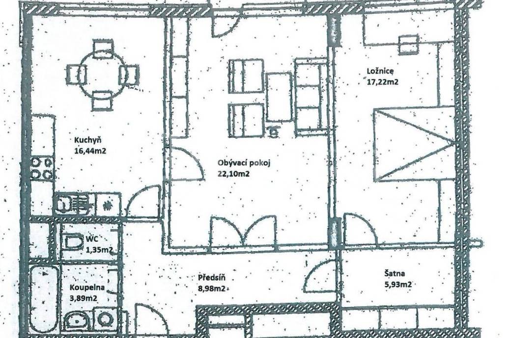 Prodej bytu 2+1 s balkonem, OV, 76m2, ul. Petržílkova 1435/31, Praha 5 - Stodůlky