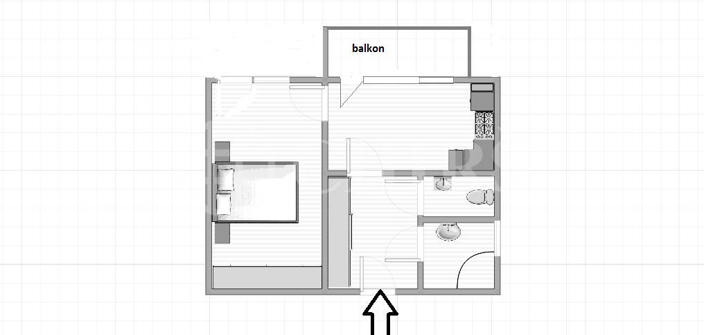 Prodej bytu 1+1/B , OV, 40m2, Slapy 354, Slapy - Ždáň, okr. Praha - západ