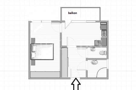 Prodej bytu 1+1/B , OV, 40m2, Slapy 354, Slapy - Ždáň, okr. Praha - západ