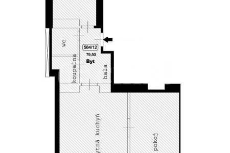 Pronájem bytu 3+kk s balkonem, OV, 80m2, ul. náměstí Generála Kutlvašra 584/7, Praha 4 - Nusle