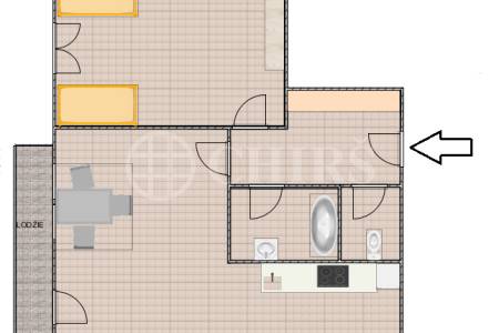 Prodej bytu 2+kk s lodžií, DV, 53m2, ul. Evropská 1691/35, Praha 6 - Dejvice