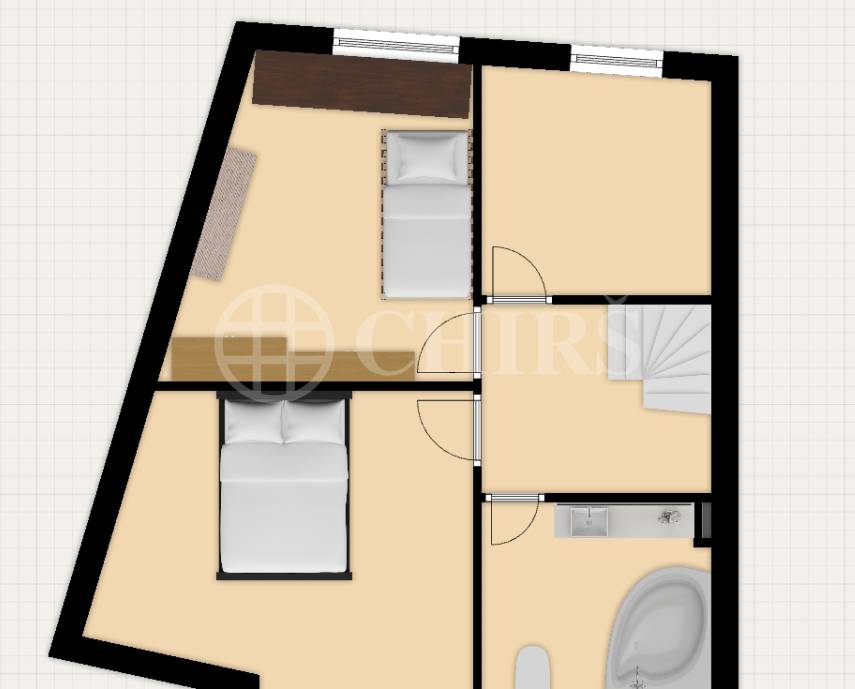 Pronájem rodinného domu 5+kk se zahradou, garáží a balkonem, ul. Mezi Lány 756/7b, Praha 5 - Jinonice