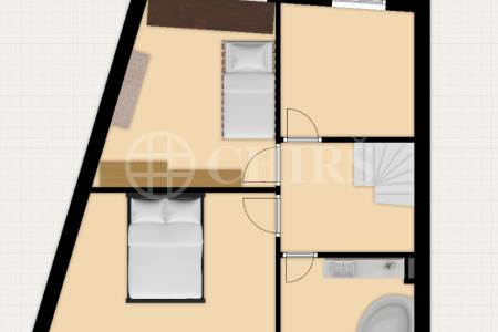 Pronájem rodinného domu 5+kk se zahradou, garáží a balkonem, ul. Mezi Lány 756/7b, Praha 5 - Jinonice