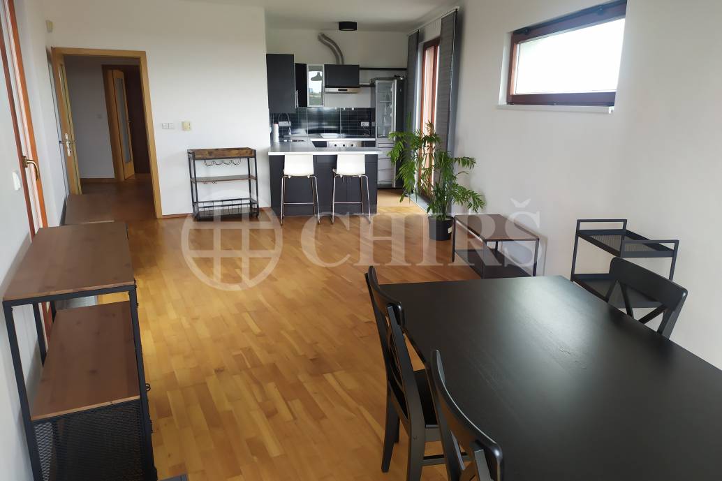 Pronájem bytu 3+kk s lodžií, balkonem, garážovým stáním a sklepem, OV, 96m2, ul. Nad Dalejským údolím 2688/1, Praha 5 - Stodůlky