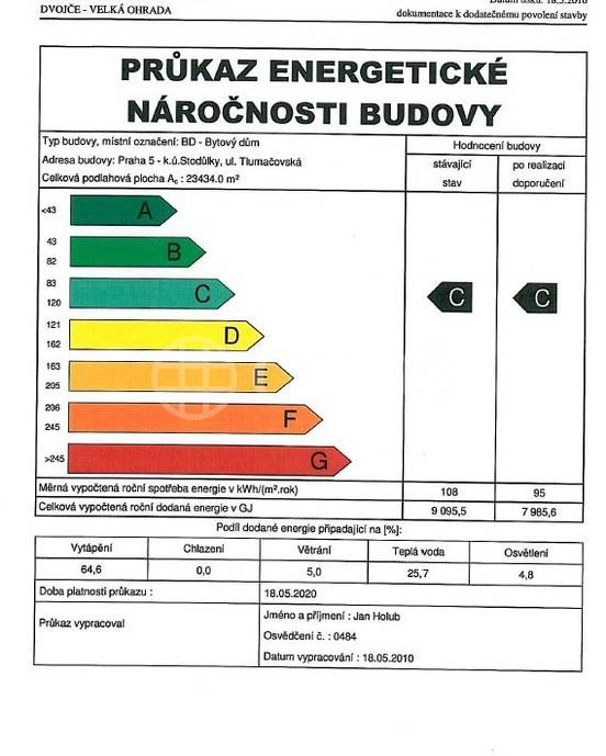 Prodej bytu 2+kk /T, OV, 72m2, ul. Tlumačovská 2766/26, Praha 5 - Stodůlky